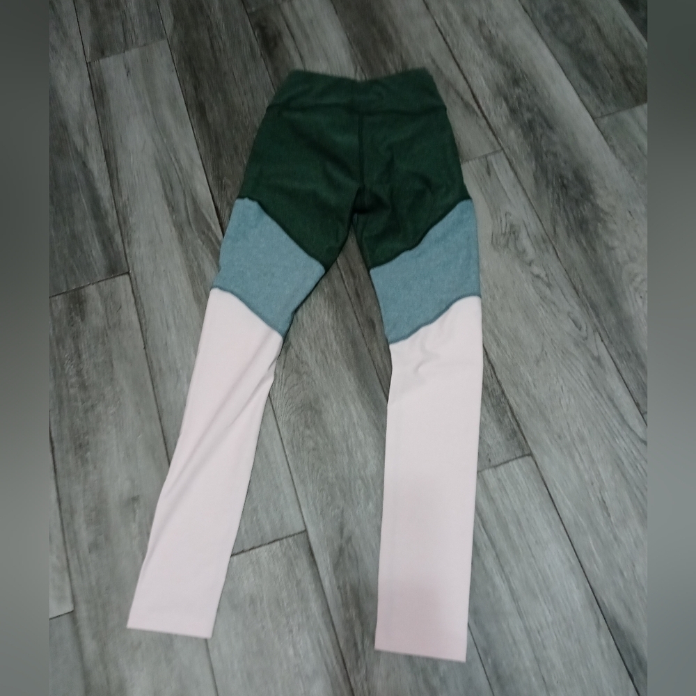 Outdoor Voices Springs Hunter Slate Ballet Yoga Leggings W Media Pocket NEW